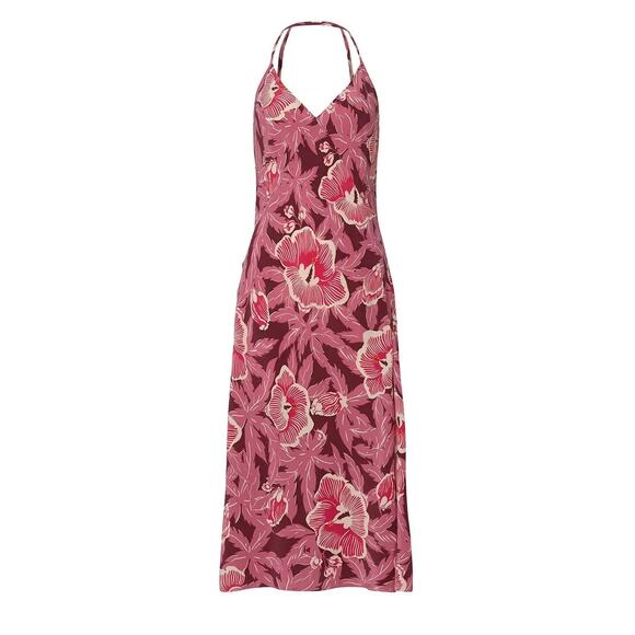 Equipment Limited Edition Allianna Floral Print Silk Dress Hawaiian Retro Midi - Picture 8 of 8